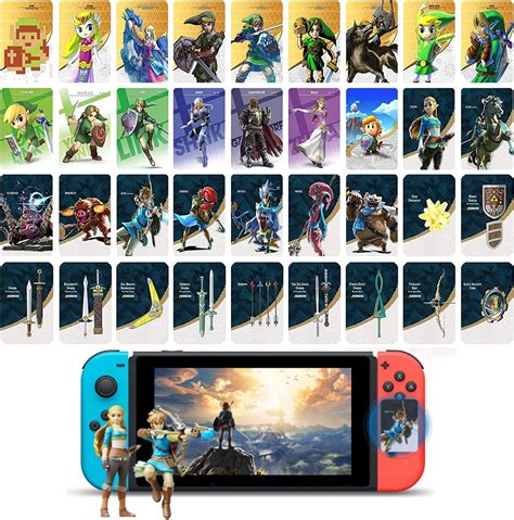 nfc loz botw cards|Amiibo Unlockables, Rewards, and Functionality .